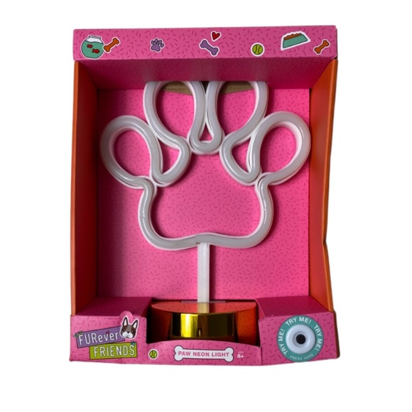 NIB FURever Friends Paw Neon Light - Picture 10 of 10